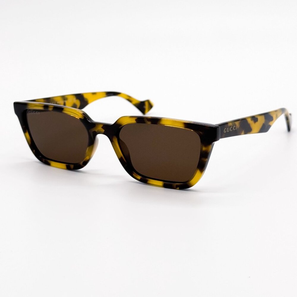 NEW GG1539S 005 GUCCI HAVANA UNISEX SUNGLASSES GUCCI - Picture 3 of 10